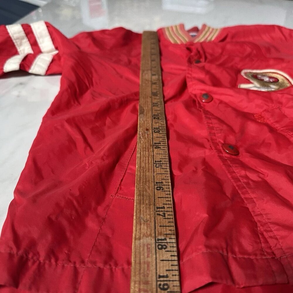 Youth Vtg San Francisco 49ers Windbreaker - 70's - Embroidered Helmet Patch NFL - Picture 14 of 14